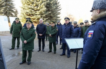 Первый заместитель Министра обороны России Руслан Цаликов проверил обустройство ульяновской бригады ВДВ